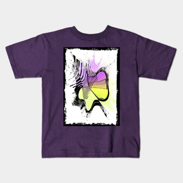 Colorful art splash Kids T-Shirt by SilverPixieArt